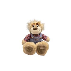 Vintage Tyco Real Talking Bubba Bear 1997 Plush Works 18" Fully Dressed